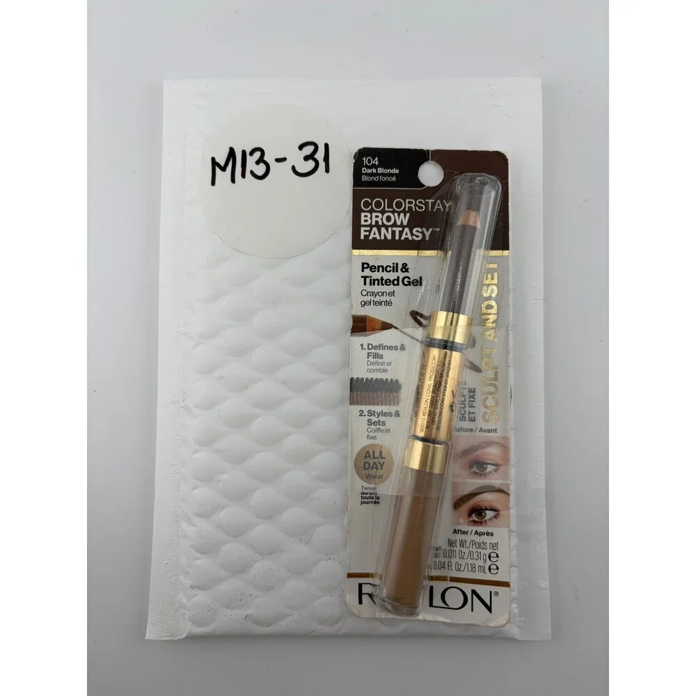 Revlon ColorStay Brow Fantasy Powder-soft Pencil & Tinted Gel #104 Dark Blonde